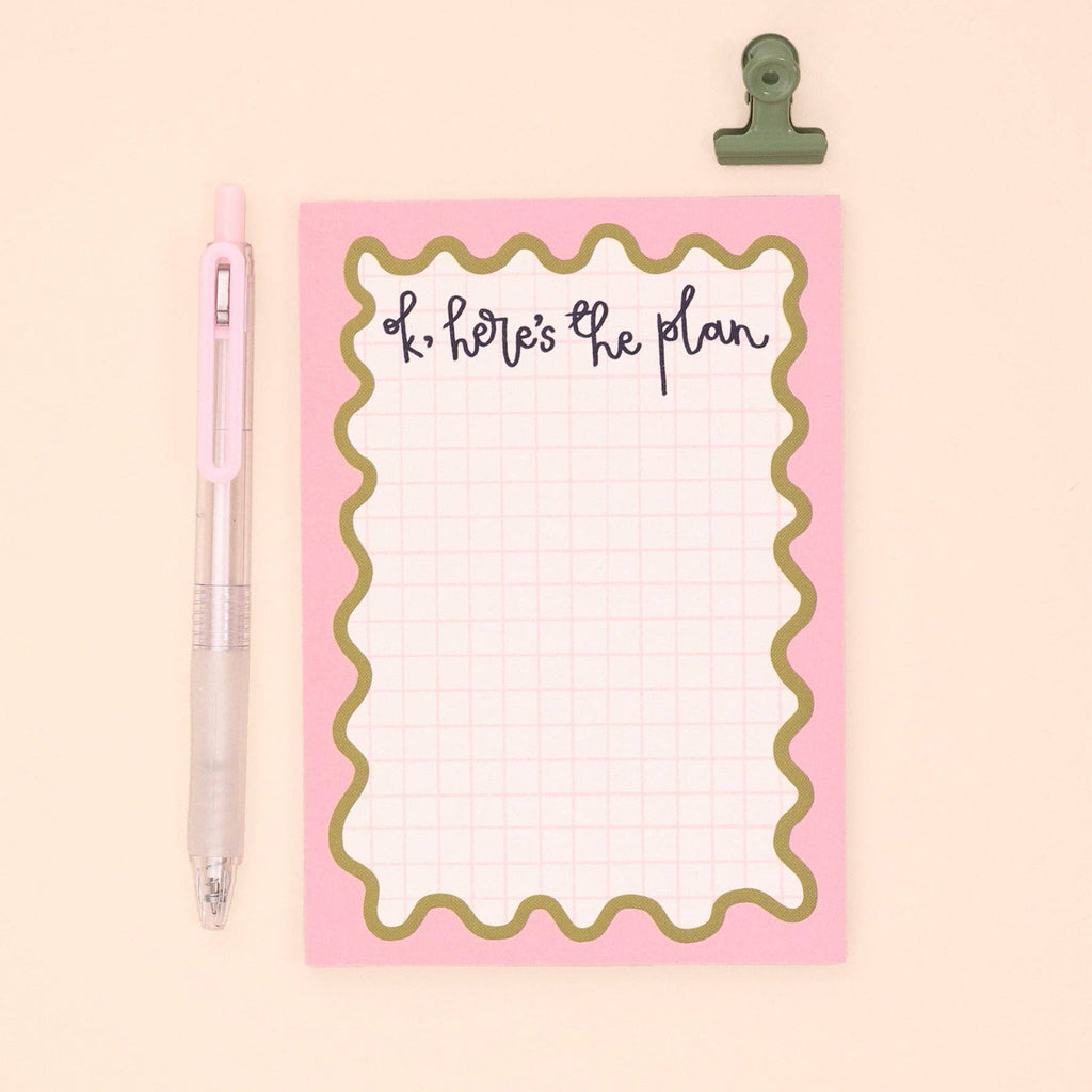 A6 Notepad - OK, Here's The Plan