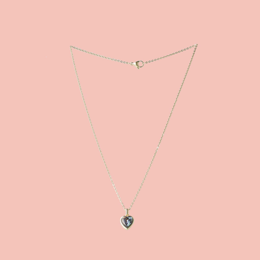 Abalone Heart Necklace