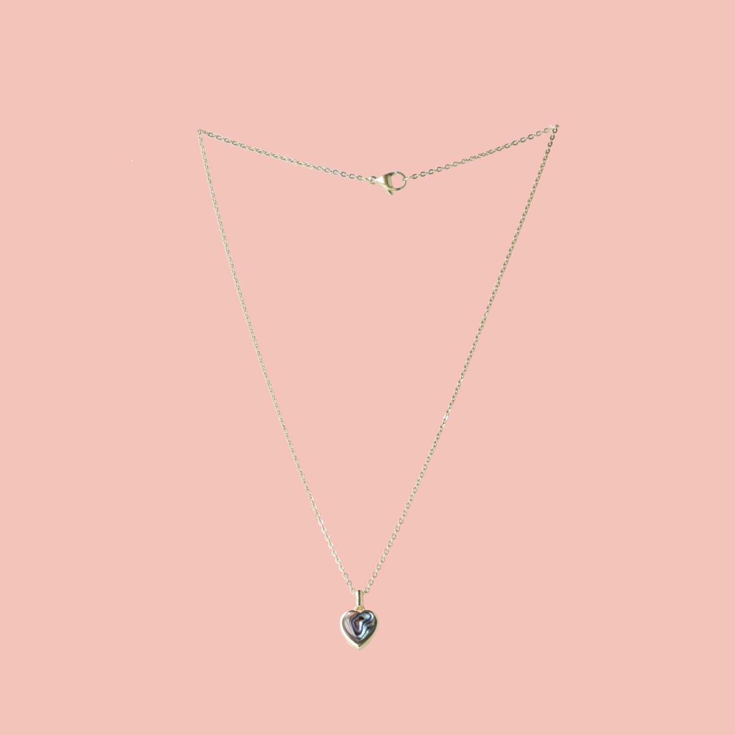 Abalone Heart Necklace
