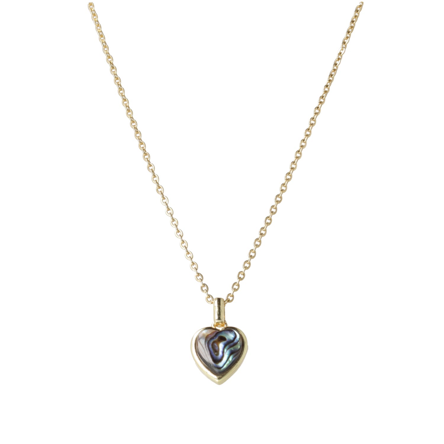 Abalone Heart Necklace