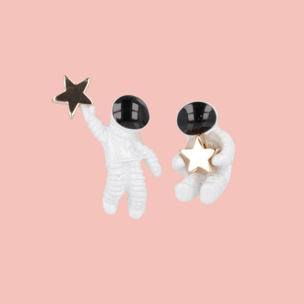 Astronaut Stud Earrings