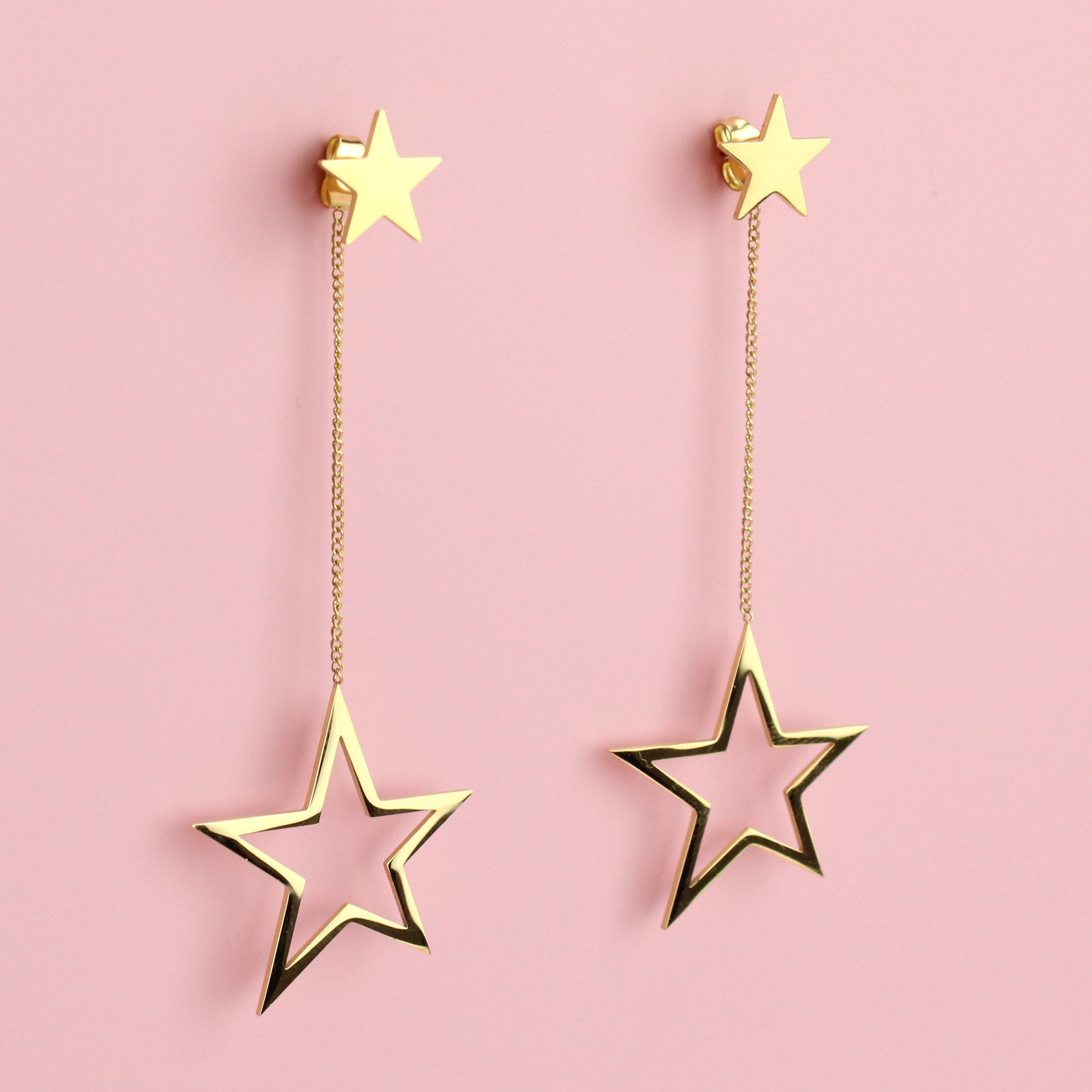 All The Stars Stud Earrings (Gold Plated)