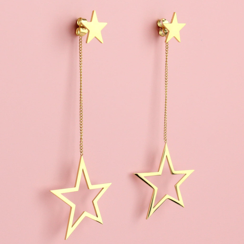 All The Stars Stud Earrings (Gold Plated)