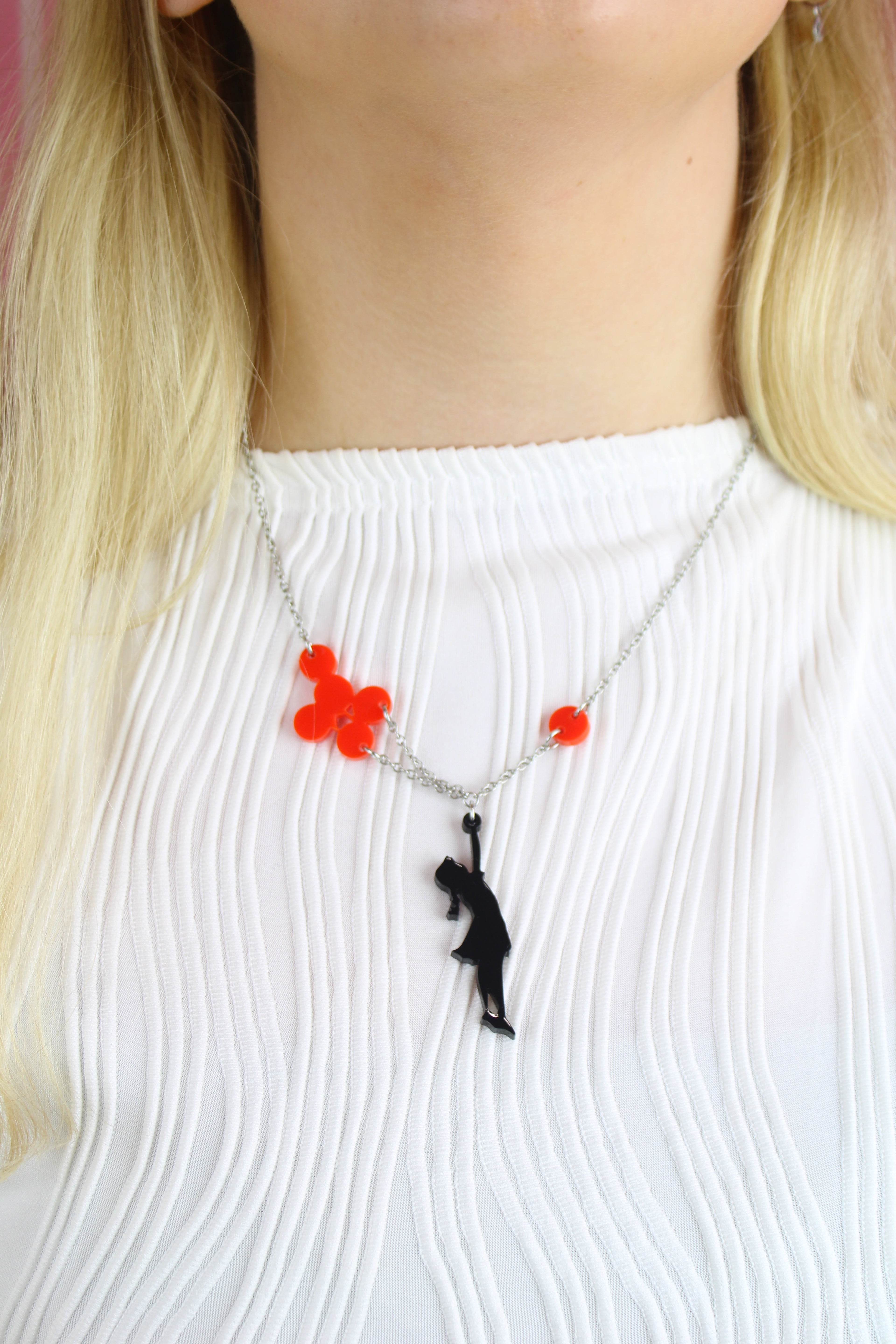 Balloon Girl Necklace