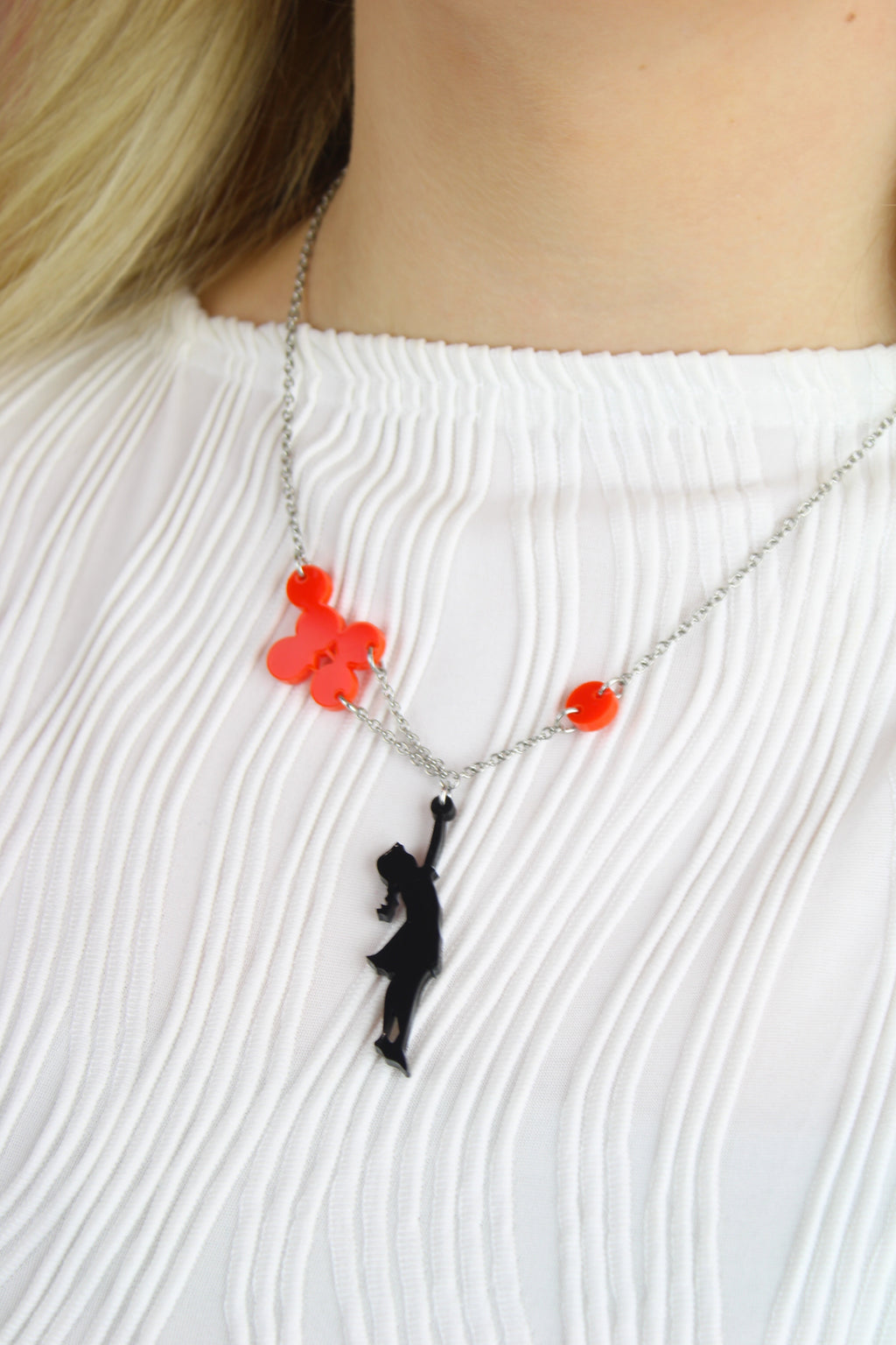 Balloon Girl Necklace