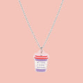 All I Need Is Coffee And Books Necklace