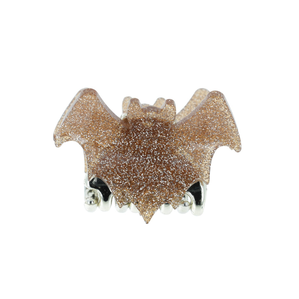 Baby Glitter Bat Claw Clip - Gold