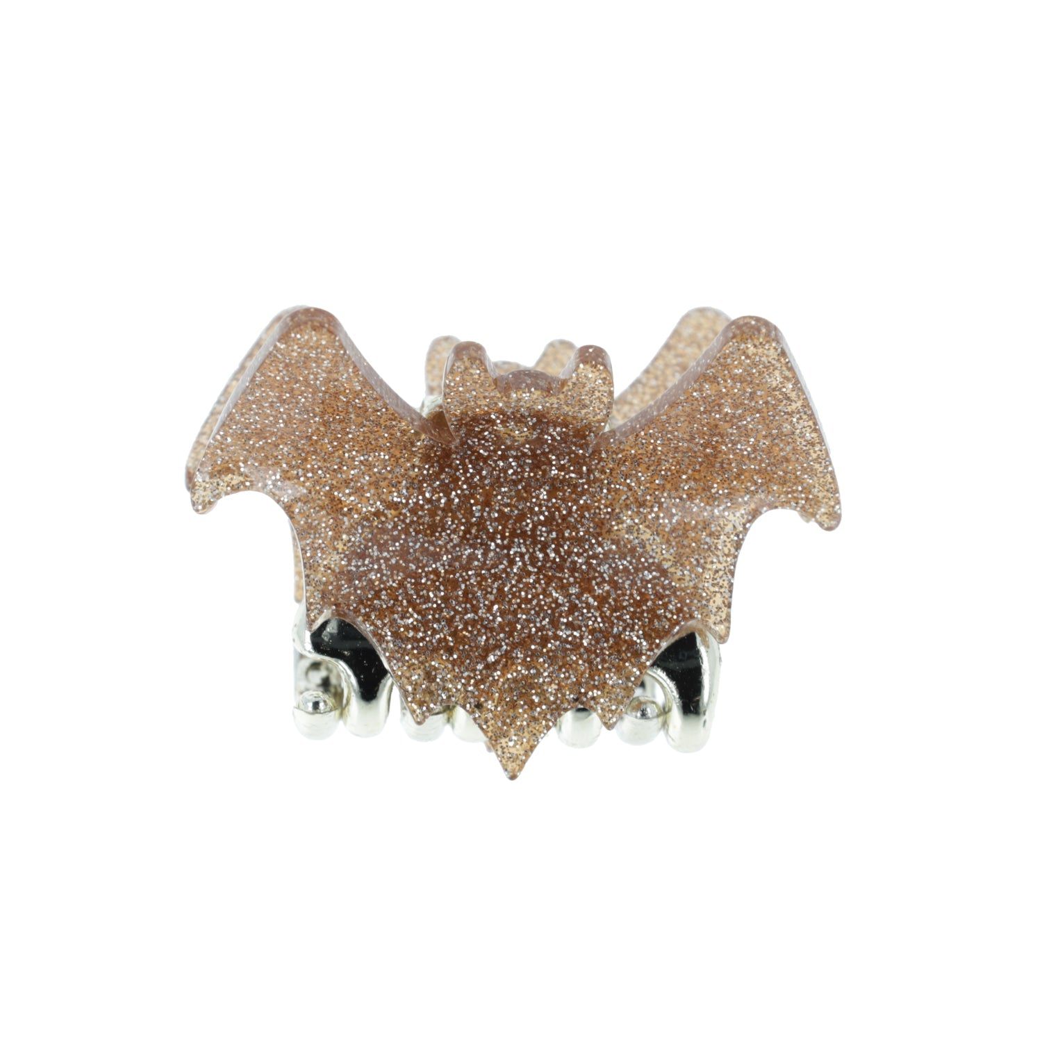 Baby Glitter Bat Claw Clip - Gold