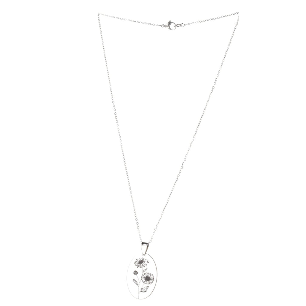 April Birth Flower Necklace - Daisy