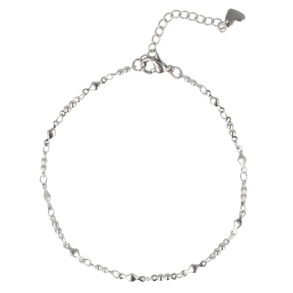 Beaded Diamond Anklet