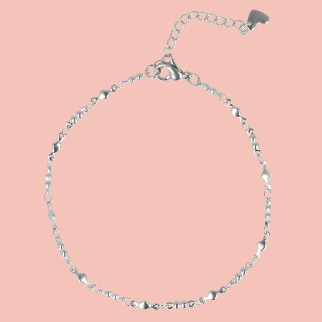 Beaded Diamond Anklet