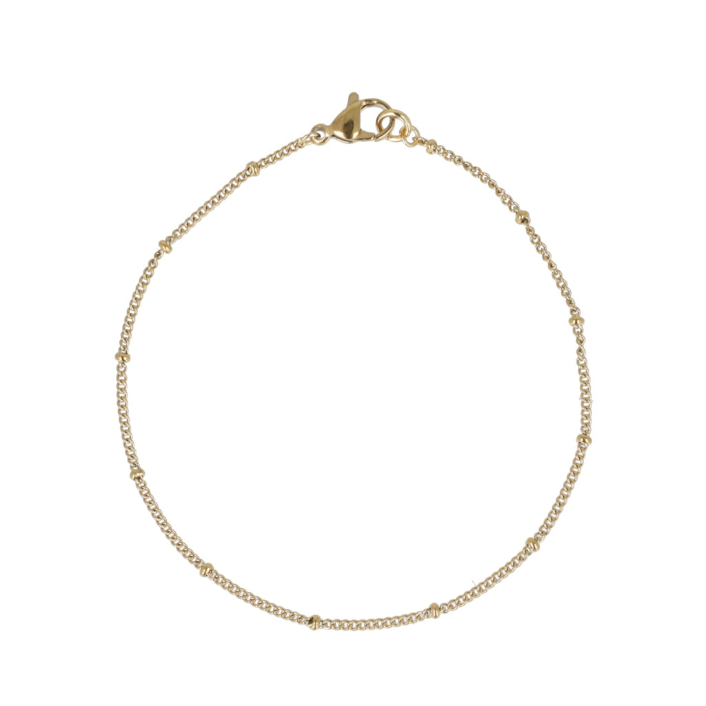 Beaded Bracelet (Gold Plated)