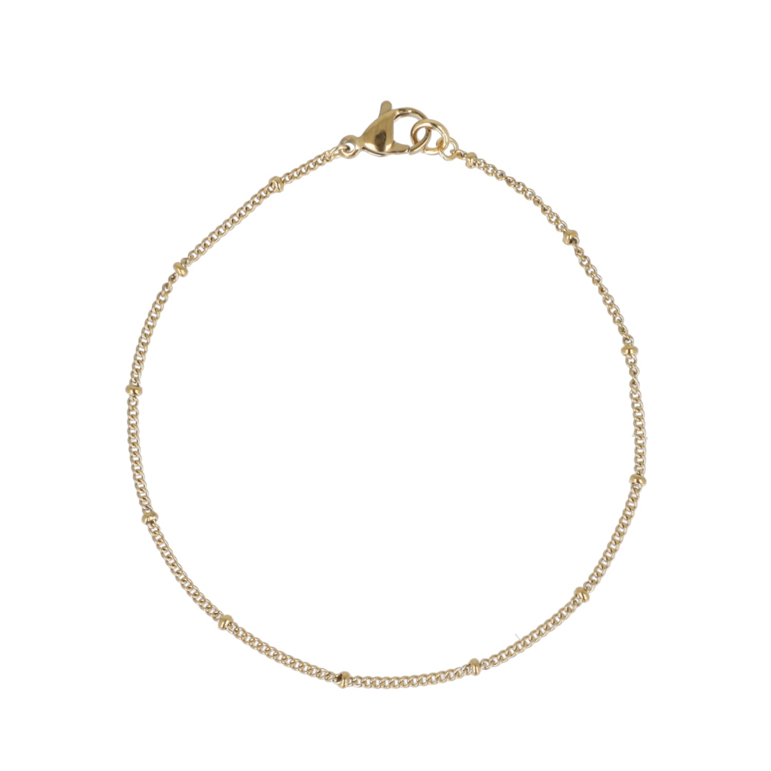 Beaded Bracelet (Gold Plated)