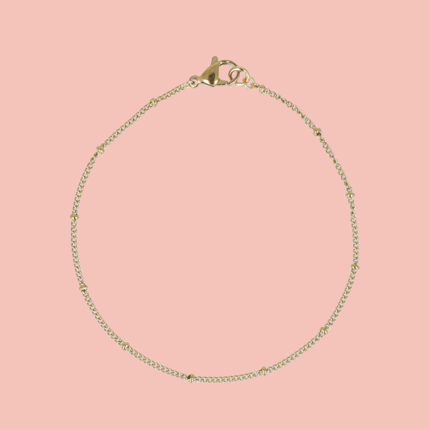 Beaded Bracelet (Gold Plated)