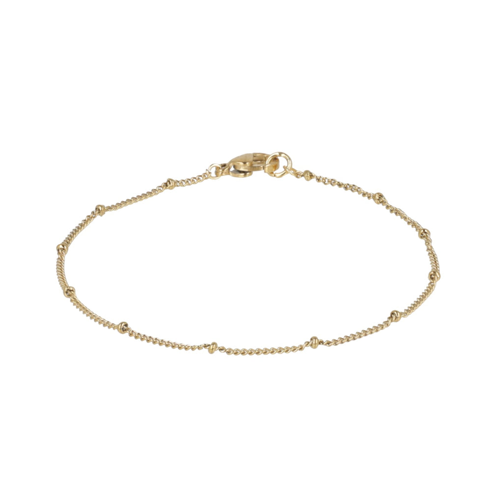 Beaded Bracelet (Gold Plated)