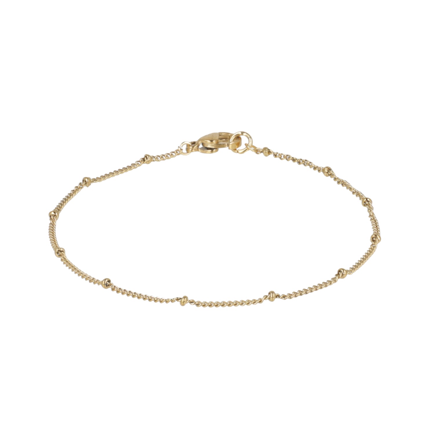 Beaded Bracelet (Gold Plated)