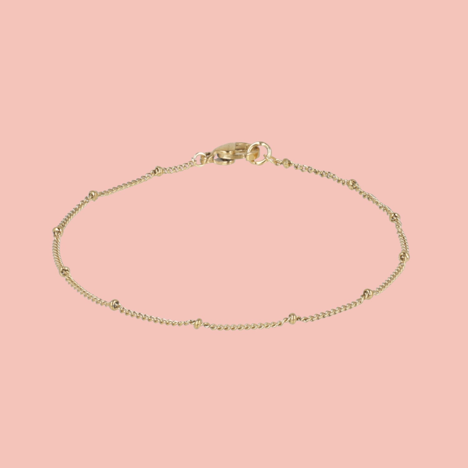 Beaded Bracelet (Gold Plated)