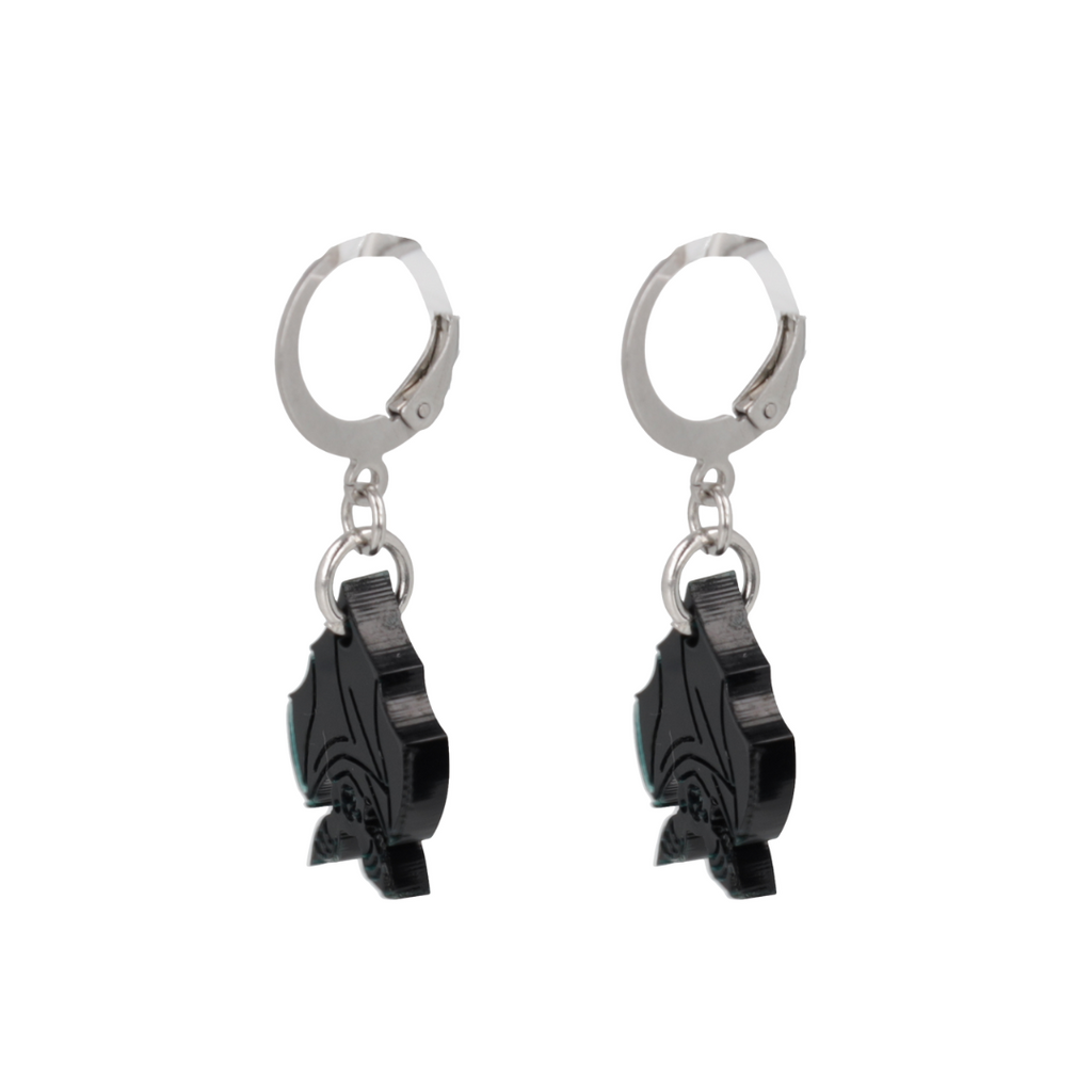Bat Huggie Hoop Earrings